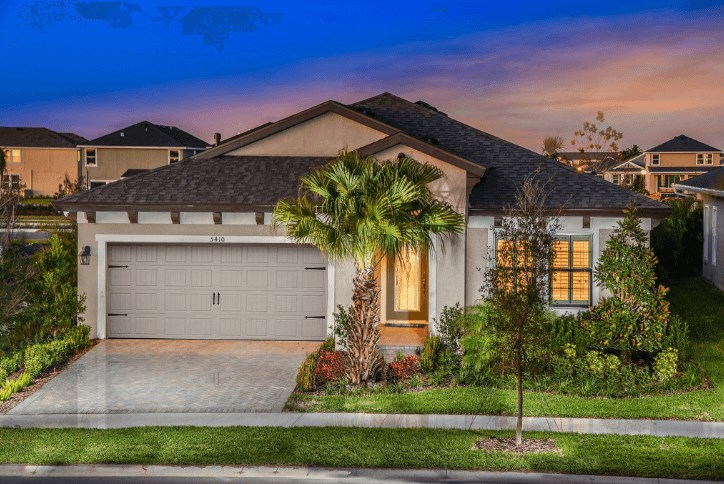 One story new home in Waterset community in Apollo Beach