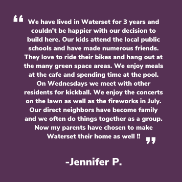 Waterset Facebook testimonial from Jenifer P.