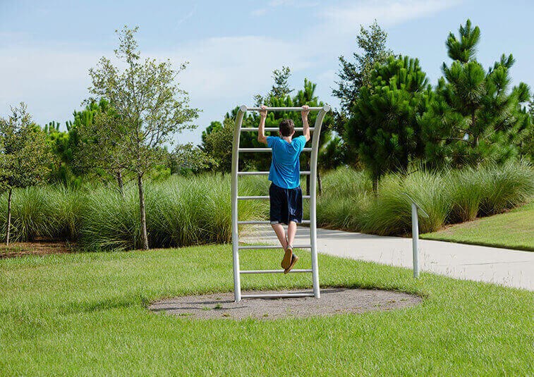 Waterset fitness stations and trails.