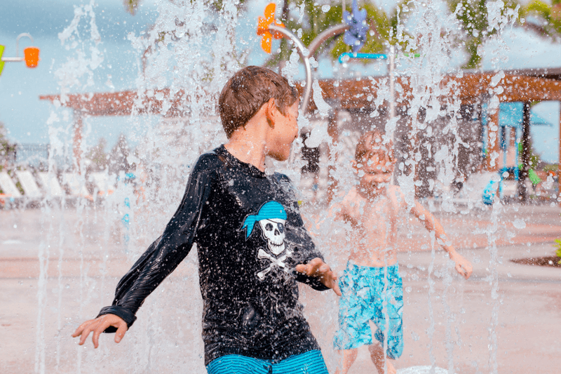 Cool off at the Splash Pad!
