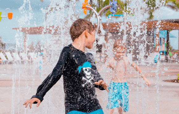 Cool off at the Splash Pad!