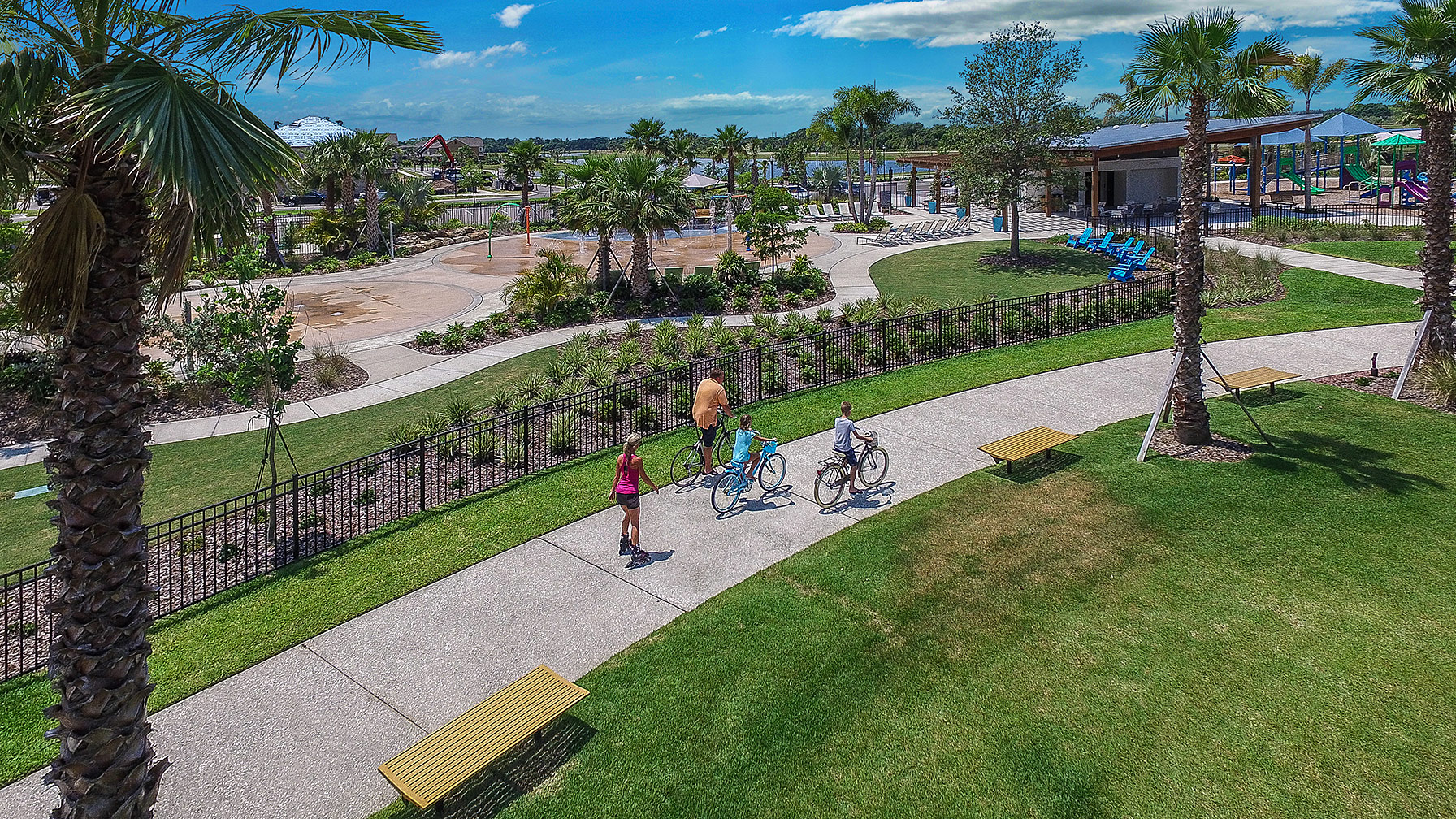 Run, bike, or stroll around our one-mile Lakeside Trail.