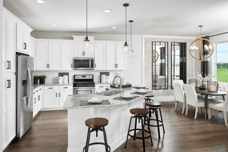 Park Square Homes Kitchen at Waterset by Newland Apollo Beach, Fl new home construction