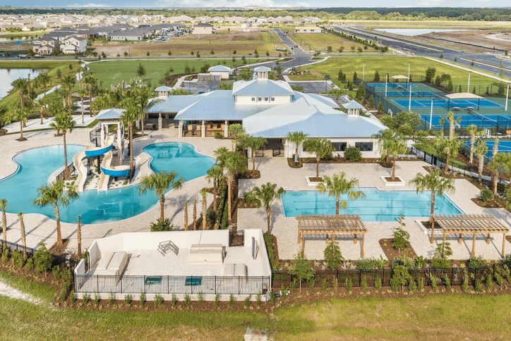 Waterset Club Apollo Beach, Fl Amenities pool tennis basketball waterslide new homes