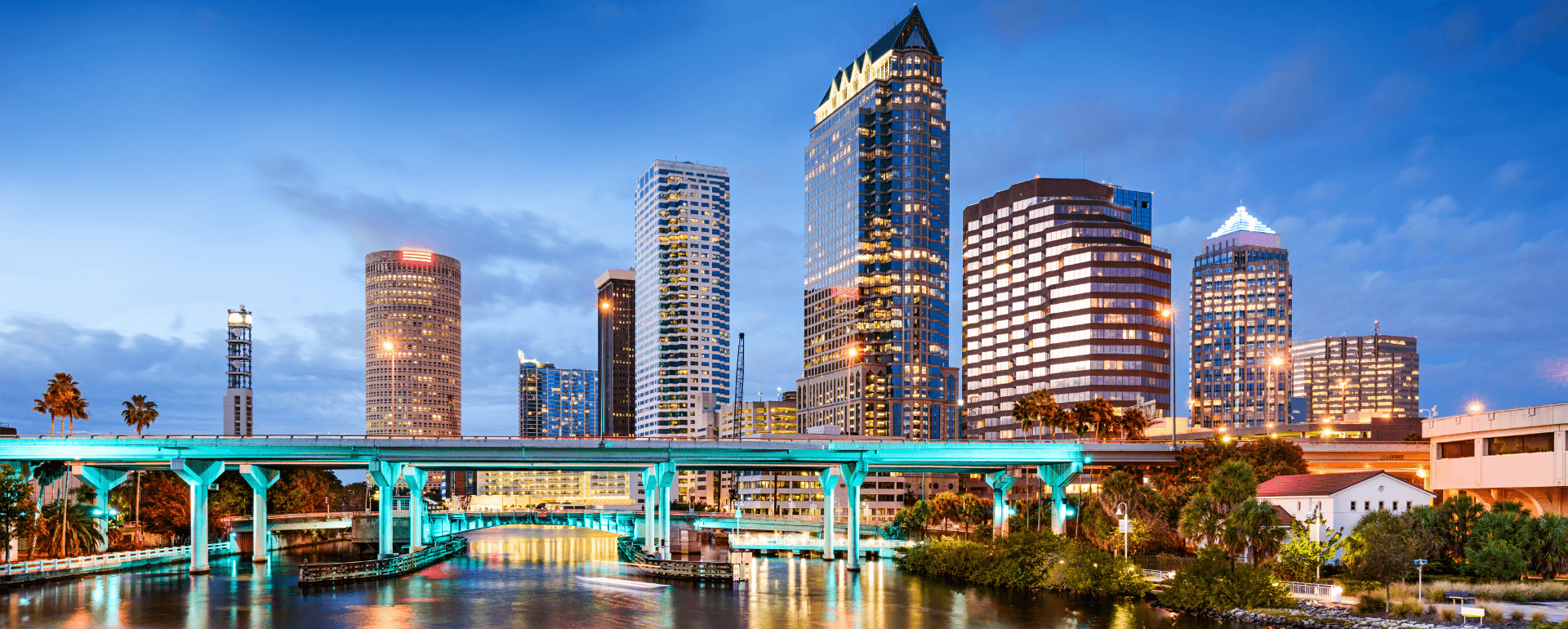 Downtown Tampa Florida Skyline