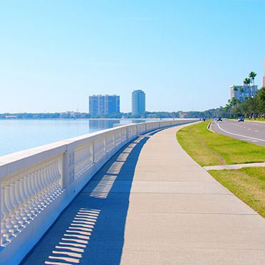 Tampa Bay Shoreline Near Waterset Apollo Beach, FL
