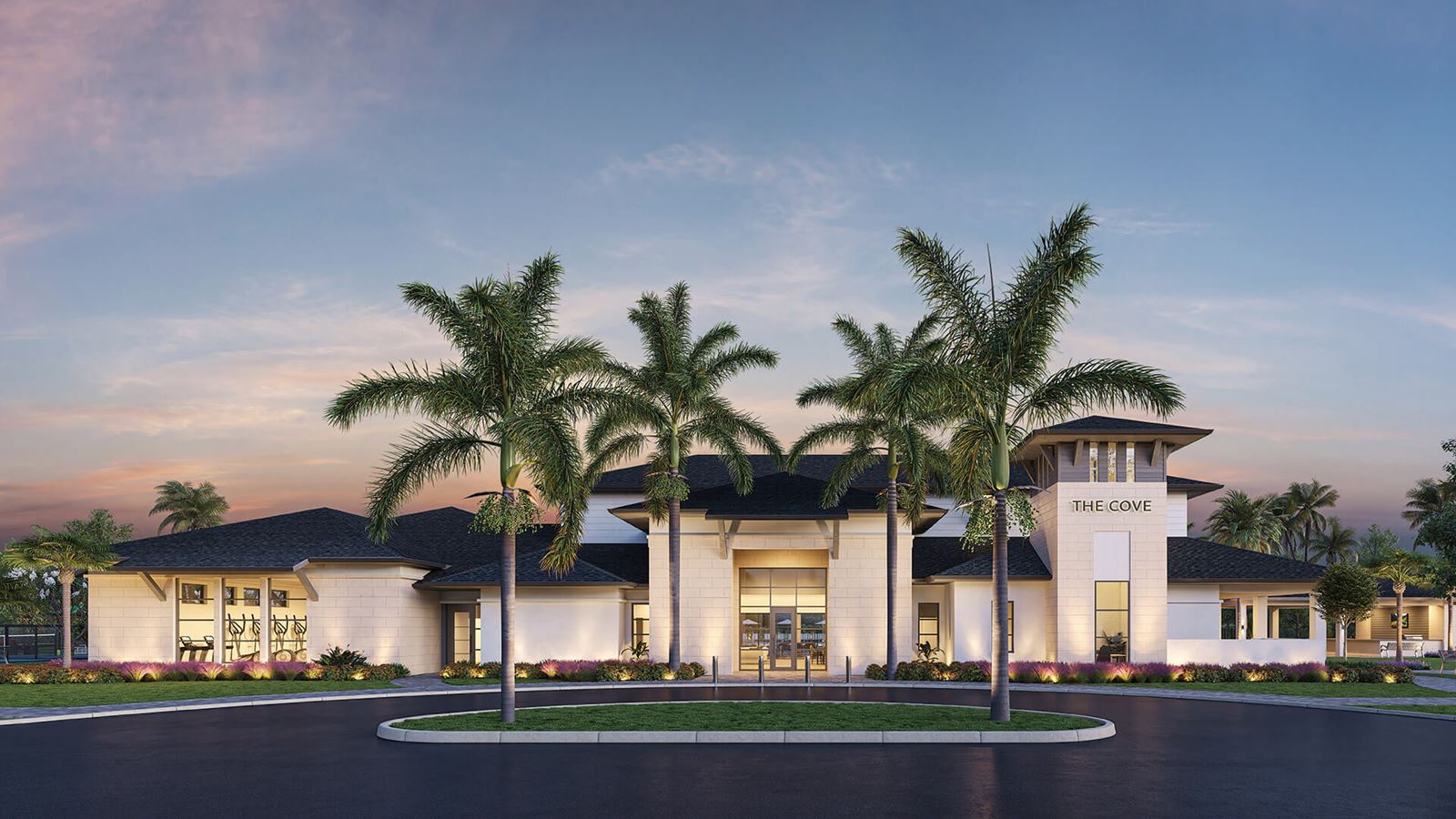 Regency at Waterset Clubhouse Front | Active Adult Community in Apollo Beach, Florida