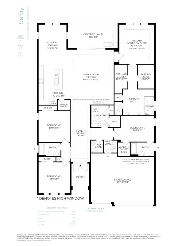 Toll Selby Floorplan