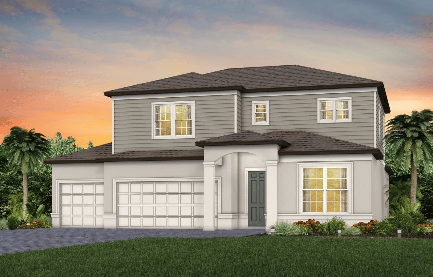 50 Ruby W 3 Car Garage 10 0 FM2 R Shingle BW Pavr FL Med Colonnade Gray.Jpg