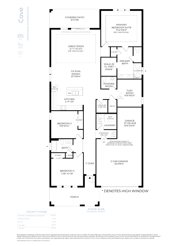 Toll Cove Floorplan