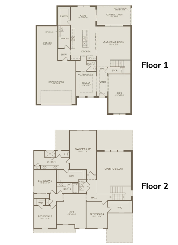 Pulte Newlyn Floorplan