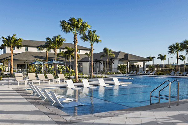 The Cove 55+ private amenity within Waterset in Apollo Beach, FL