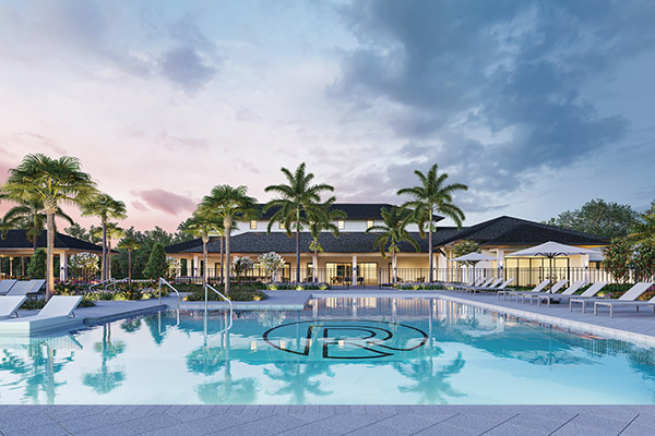 The Cove 55+ private amenity within Waterset in Apollo Beach, FL