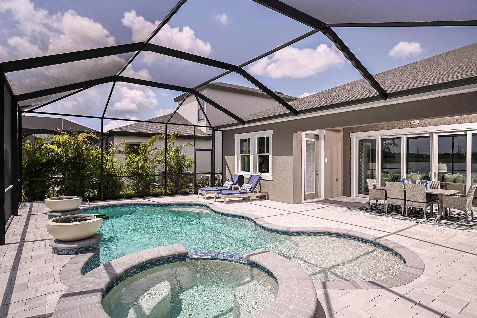 Exterior home in Waterset Community in Apollo Beach, FL