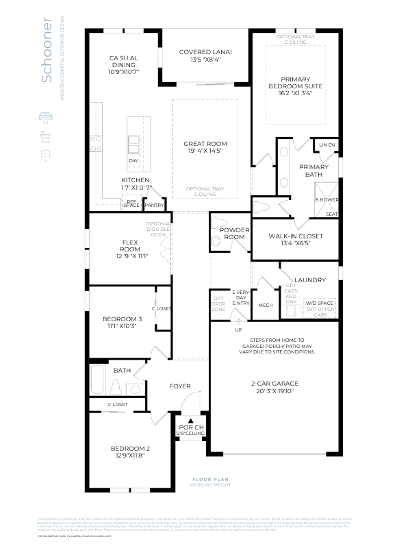 Toll Schooner Floorplan