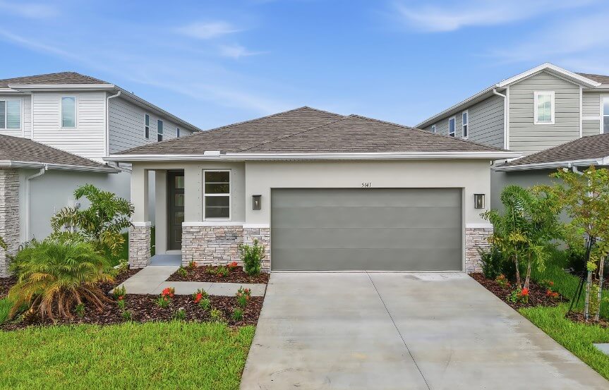 Exterior home in Waterset Community in Apollo Beach, FL