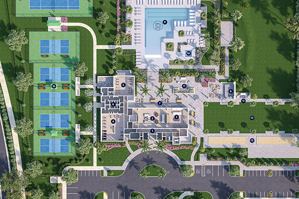 The Cove 55+ private amenity within Waterset in Apollo Beach, FL